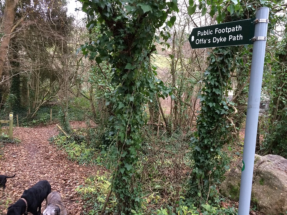 Footpath sign